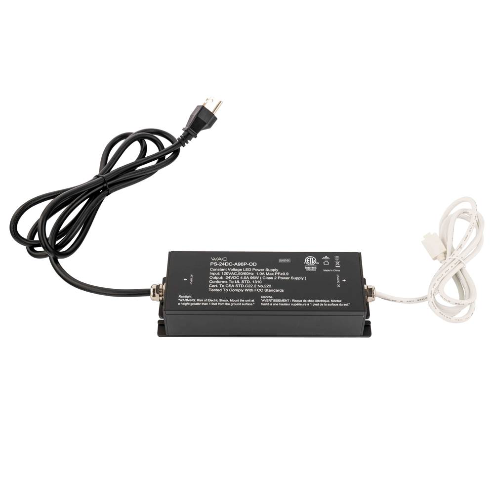 WAC Lighting InvisiLED Outdoor Portable Power Supply - 96W, 120-277VAC/24VDC