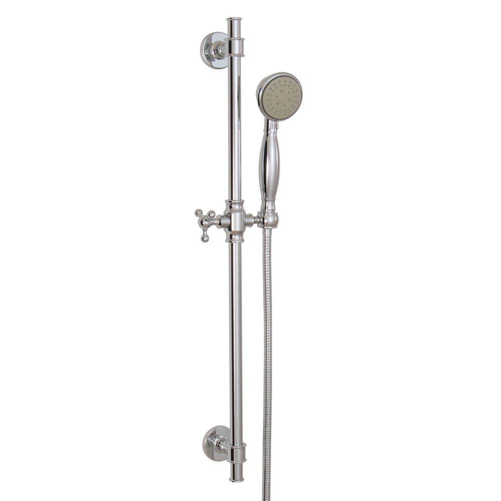 Aquabrass Canada 12762 Complete Round  Shower Rail - 5 Functions