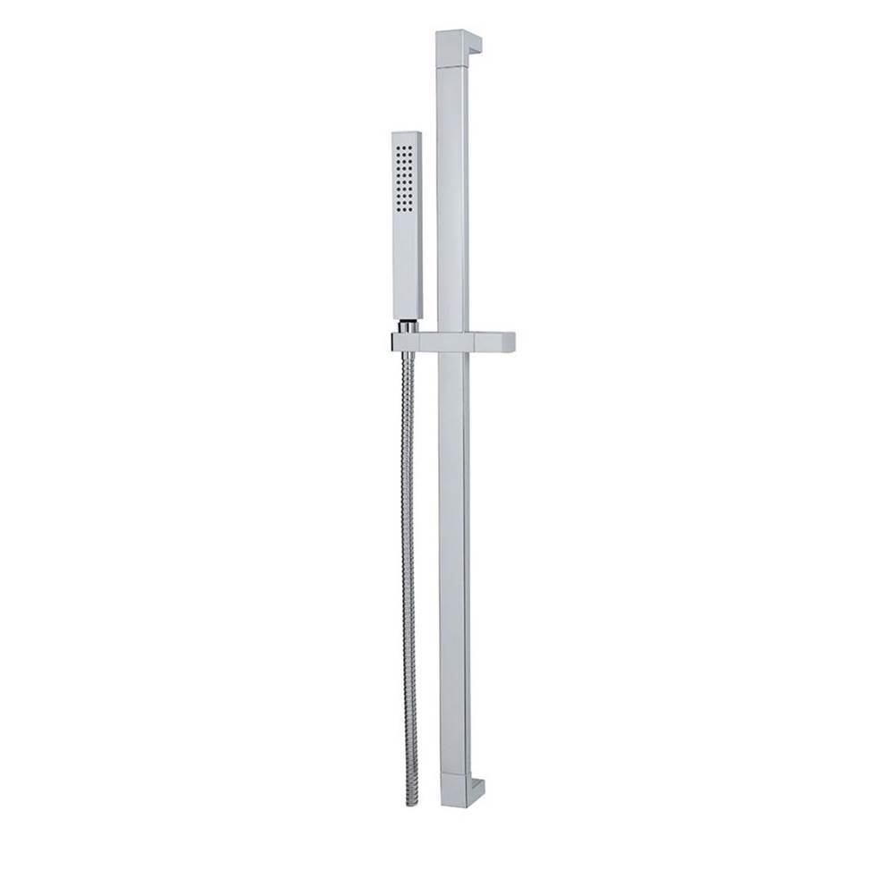 Aquabrass Canada 12794 Complete Square Shower Rail - 1 Function
