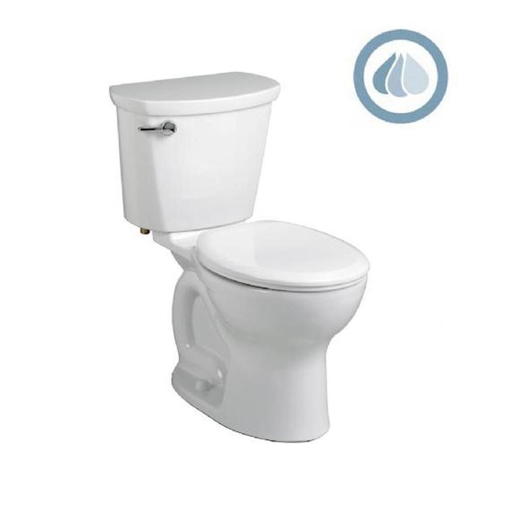 American Standard Canada Cadet® PRO Two-Piece 1.28 gpf/4.8 Lpf Standard Height Round Front 10-Inch Rough Toilet Less Seat