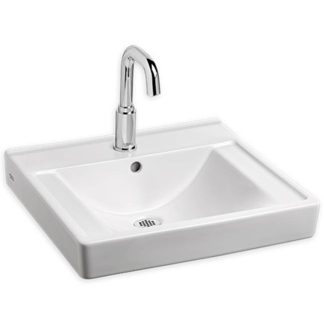 American Standard Canada Decorum® Wall-Hung EverClean® Sink Less Overflow With Center Hole Only and Extra Right-Hand Hole