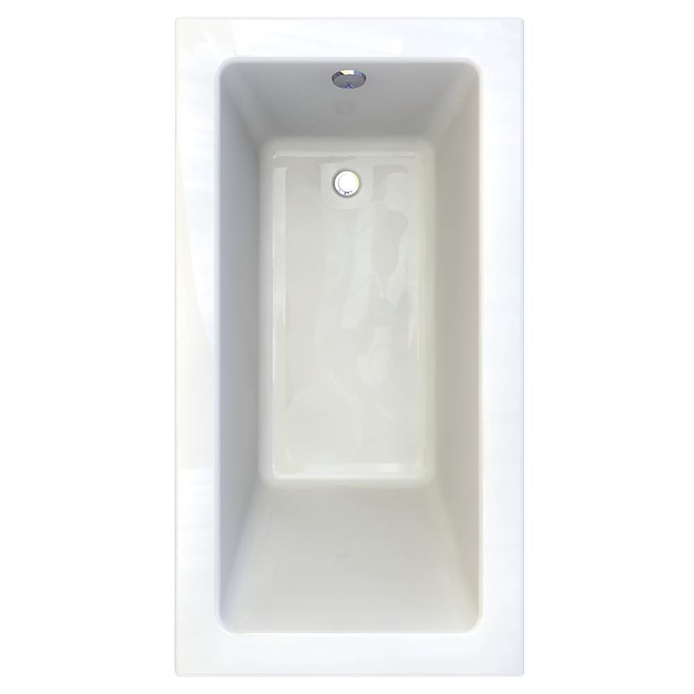 American Standard Canada Studio® 60 x 32-Inch Drop-In Soaking Bathtub with Zero Edge