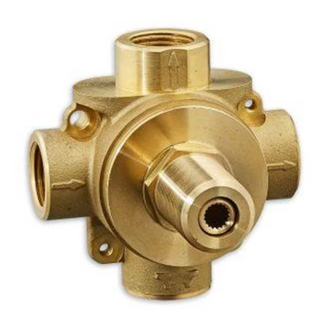 American Standard Canada 3-Way In-Wall Diverter Rough-In Valve With 3 Discrete Functions