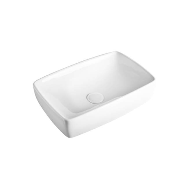 AXA Ceramica H10 Vessel Bathroom Sink in White