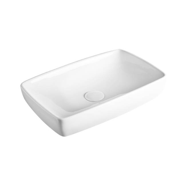 AXA Ceramica H10 Vessel Bathroom Sink in White