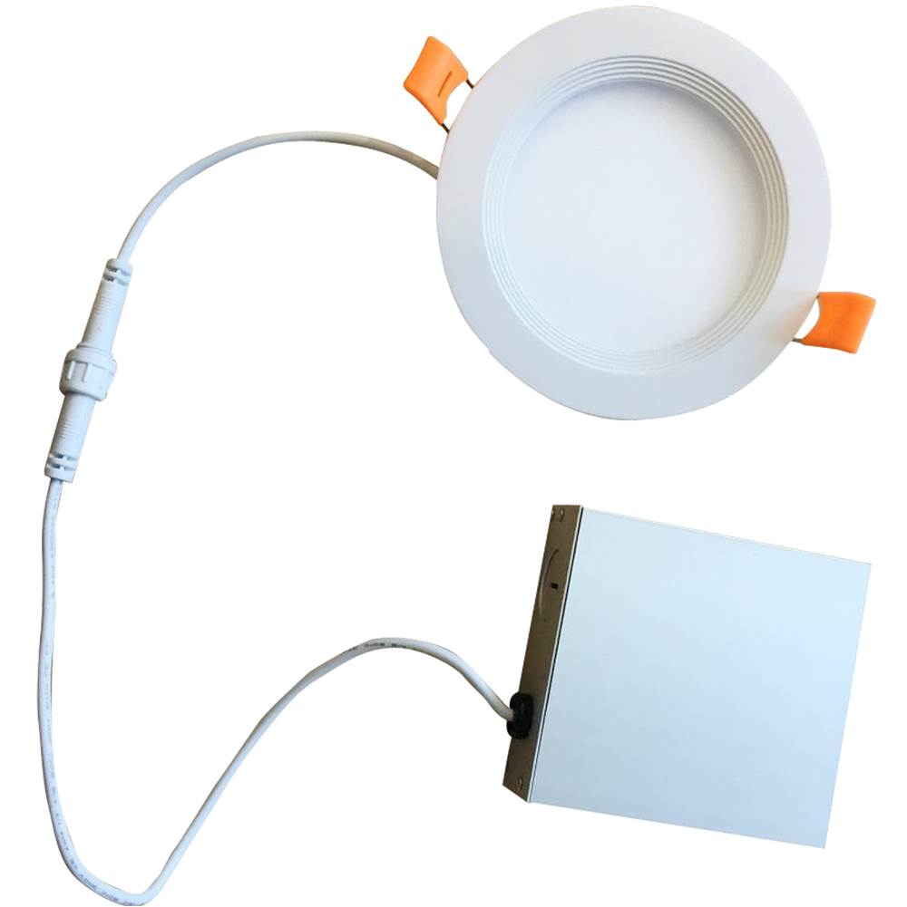 Bulbrite 9W Led 4'' Recessed Downlight W/ Metal Jbox and Baffle White Round Dimmable 90Cri 3000K 120V
