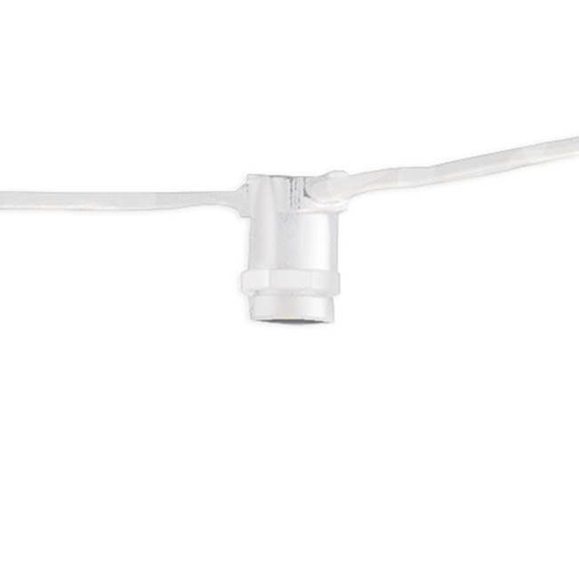 Bulbrite 25'' String Light 15 Sockets Cord Set E12 White