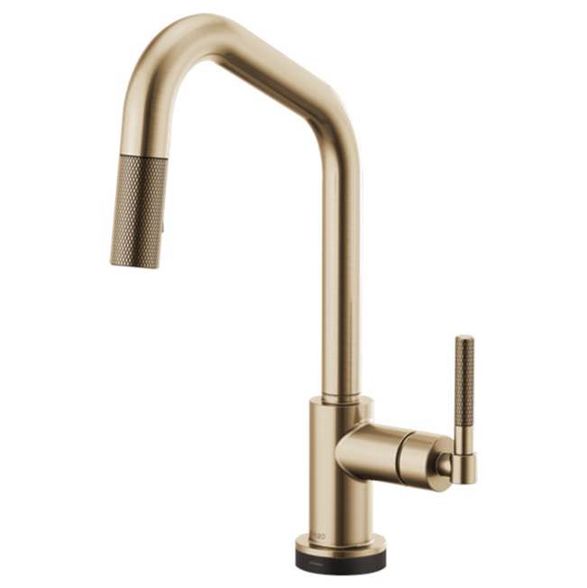 Brizo Canada Angled Spout Pull-Down With Smarttouch, Knurled Handle