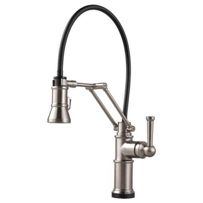 Brizo Canada Single Handle Articulating Arm Kitchen Faucet With Smarttouc