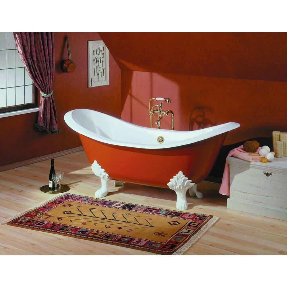 Cheviot Products Canada REGENCY Cast Iron Bathtub with Lion Feet and Faucet Holes