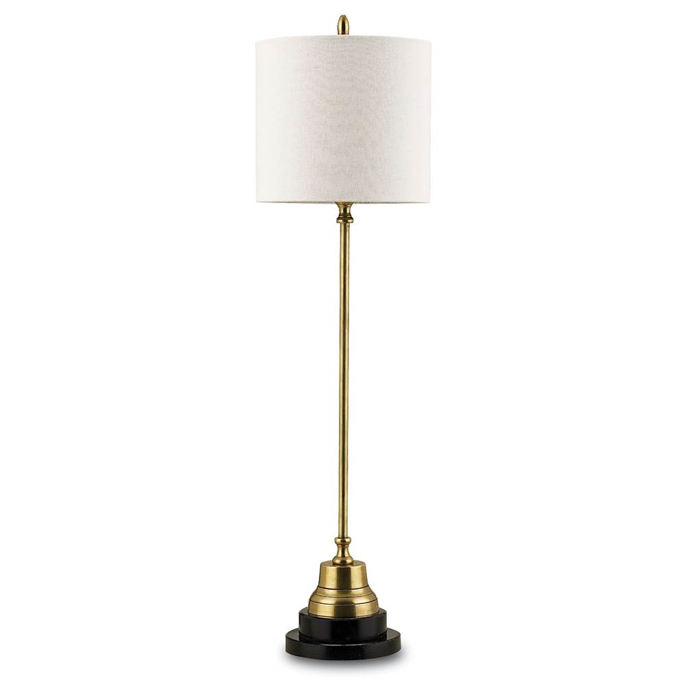 Currey And Company Messenger Brass Table Lamp