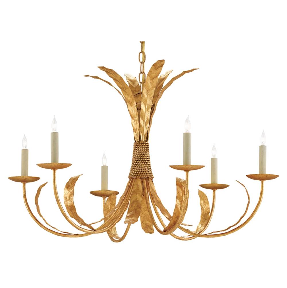 Currey And Company Bette Gold Chandelier