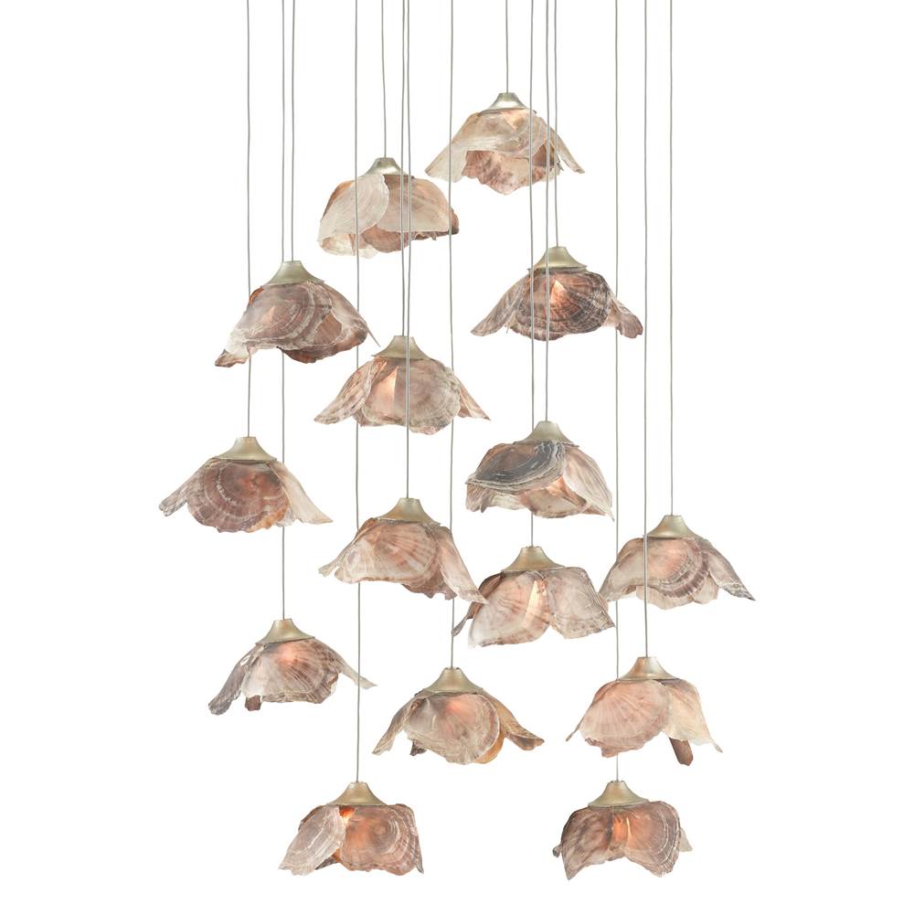 Currey And Company Catrice Round 15-Light Multi-Drop Pendant