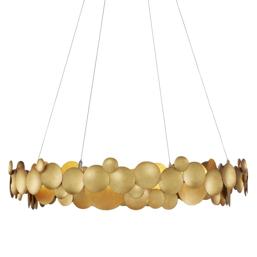 Currey And Company Lavengro Gold Chandelier