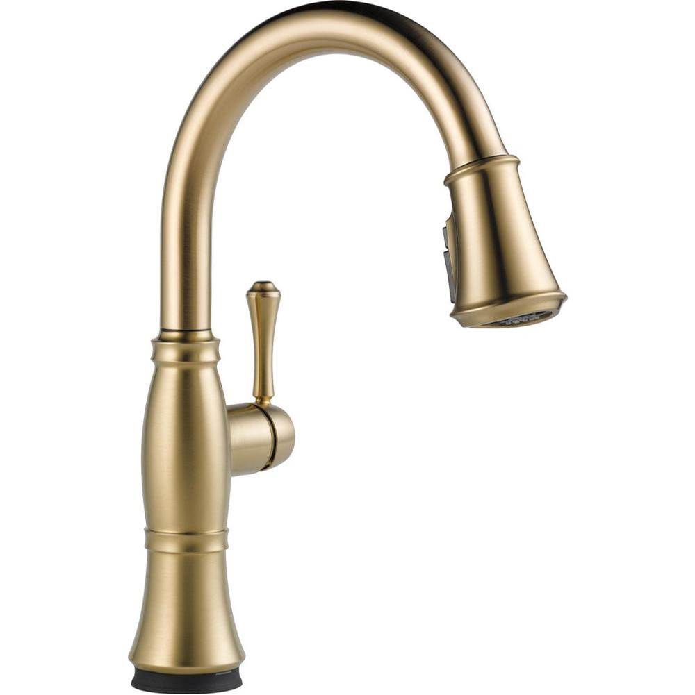 Delta Canada Cassidy™ Single Handle Pull-Down Kitchen Faucet with Touch<sub>2</sub>O® and ShieldSpray® Technologies