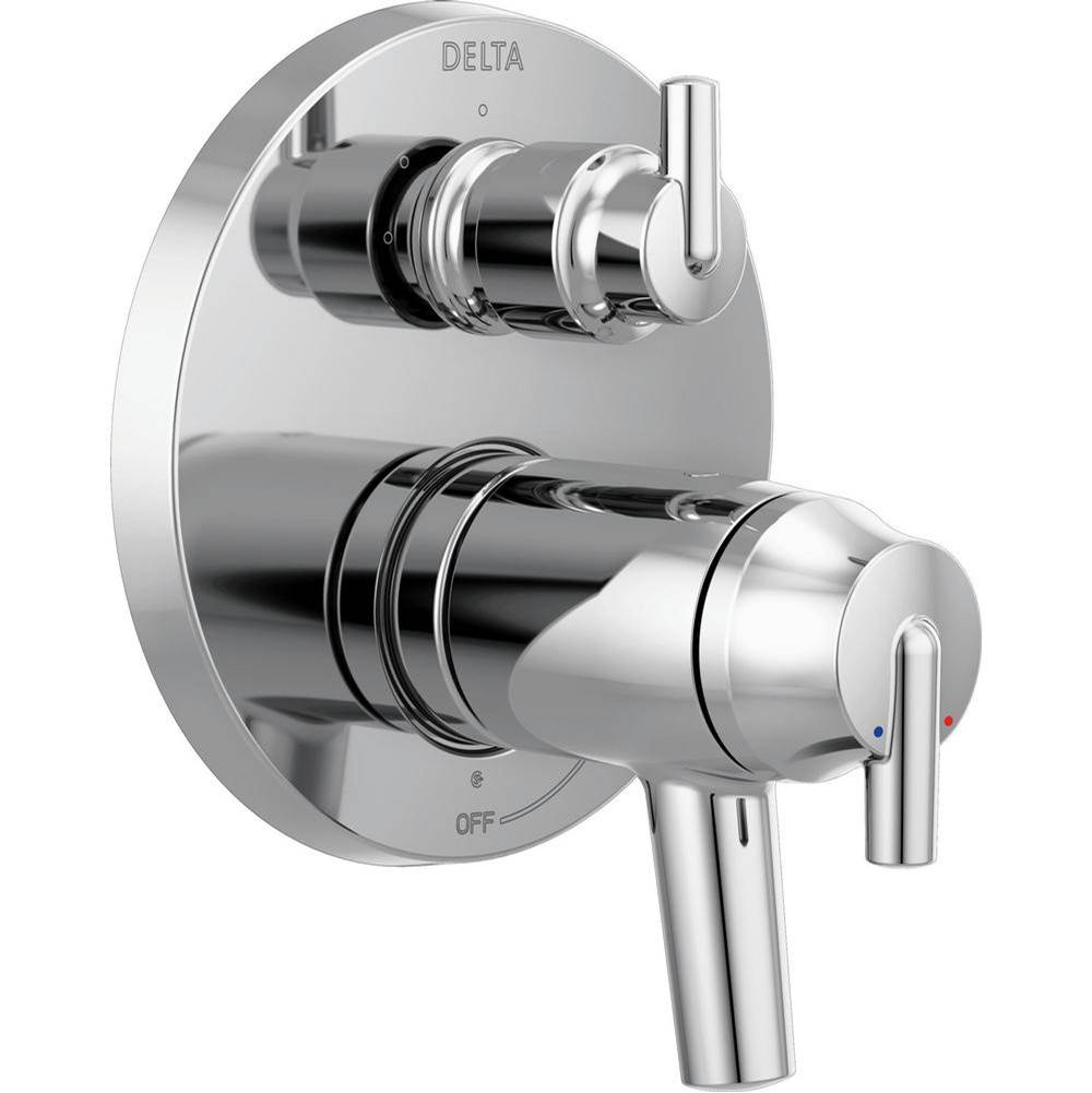 Delta Canada Trinsic® Contemporary Two Handle TempAssure® 17T Series Valve Trim with 3-Setting Integrated Diverter