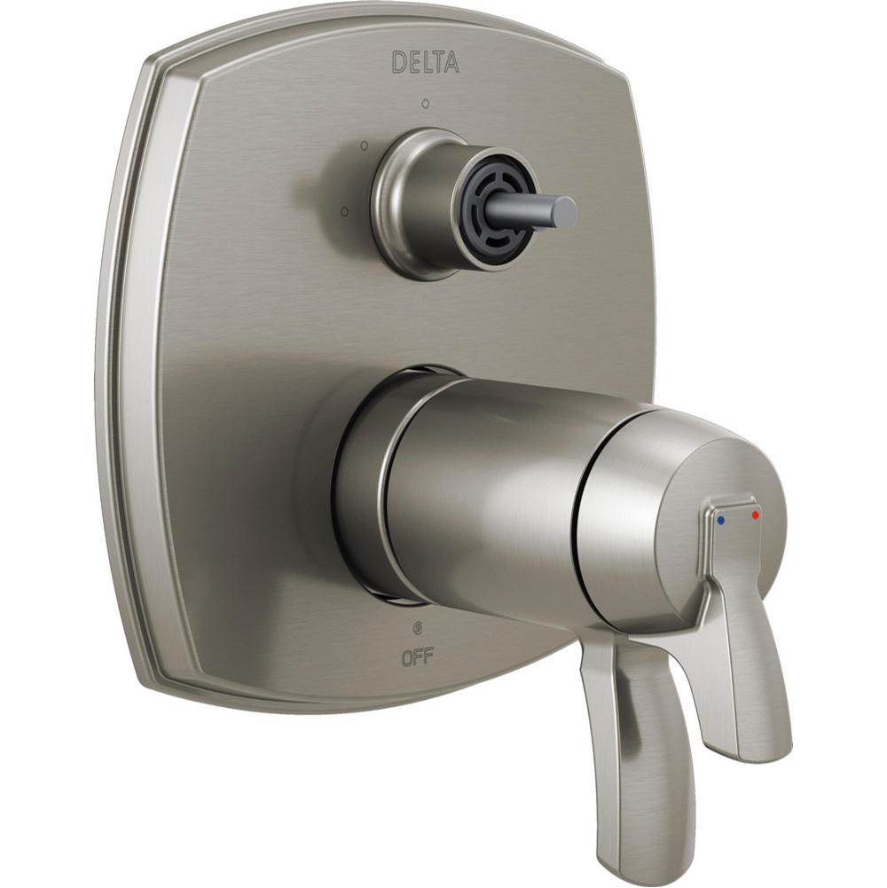 Delta Canada Stryke® 17 Thermostatic Integrated Diverter Trim with Three Function Diverter Less Diverter Handle