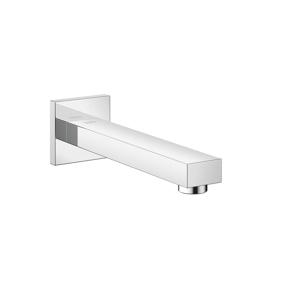 Dornbracht Lavatory Spout, Wall-Mounted Without Drain In Platinum