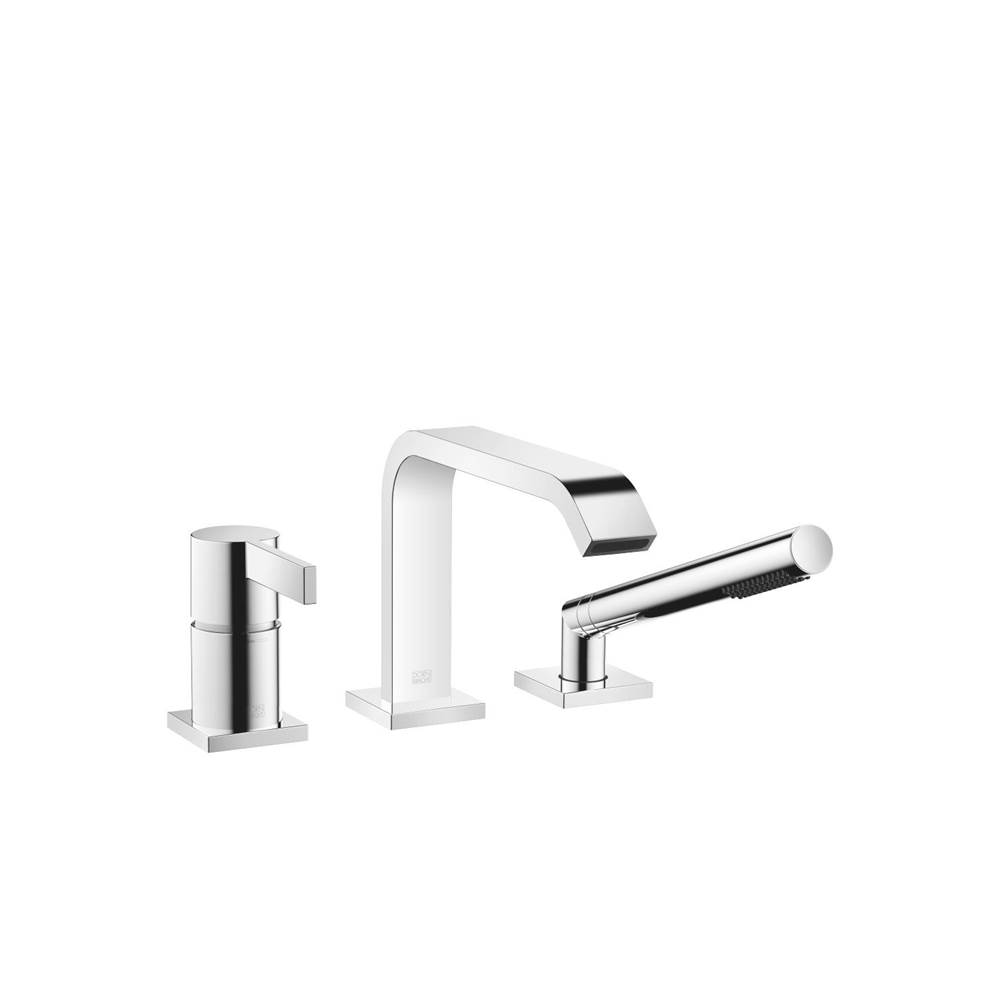 Dornbracht IMO Three-Hole Single-Lever Tub Mixer For Deck-Mounted Tub Installation In Polished Chrome
