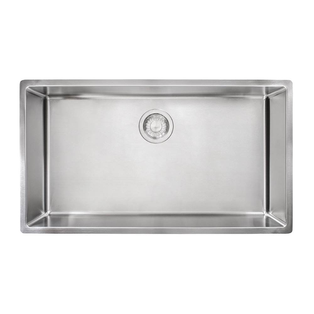 Franke Residential Canada Cube Workcenter 31.5-in. x 17.7-in. 18 Gauge Stainless Steel Undermount Single Bowl Kitchen Sink