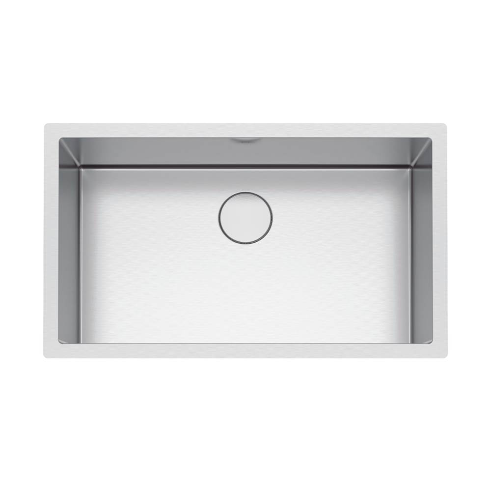 Franke Residential Canada Professional 2.0 32.5-in. x 19.5-in. x 12.0-in. 16 Gauge Stainless Steel Undermount Single Bowl Kitchen Sink -PS2X110-30-12-CA