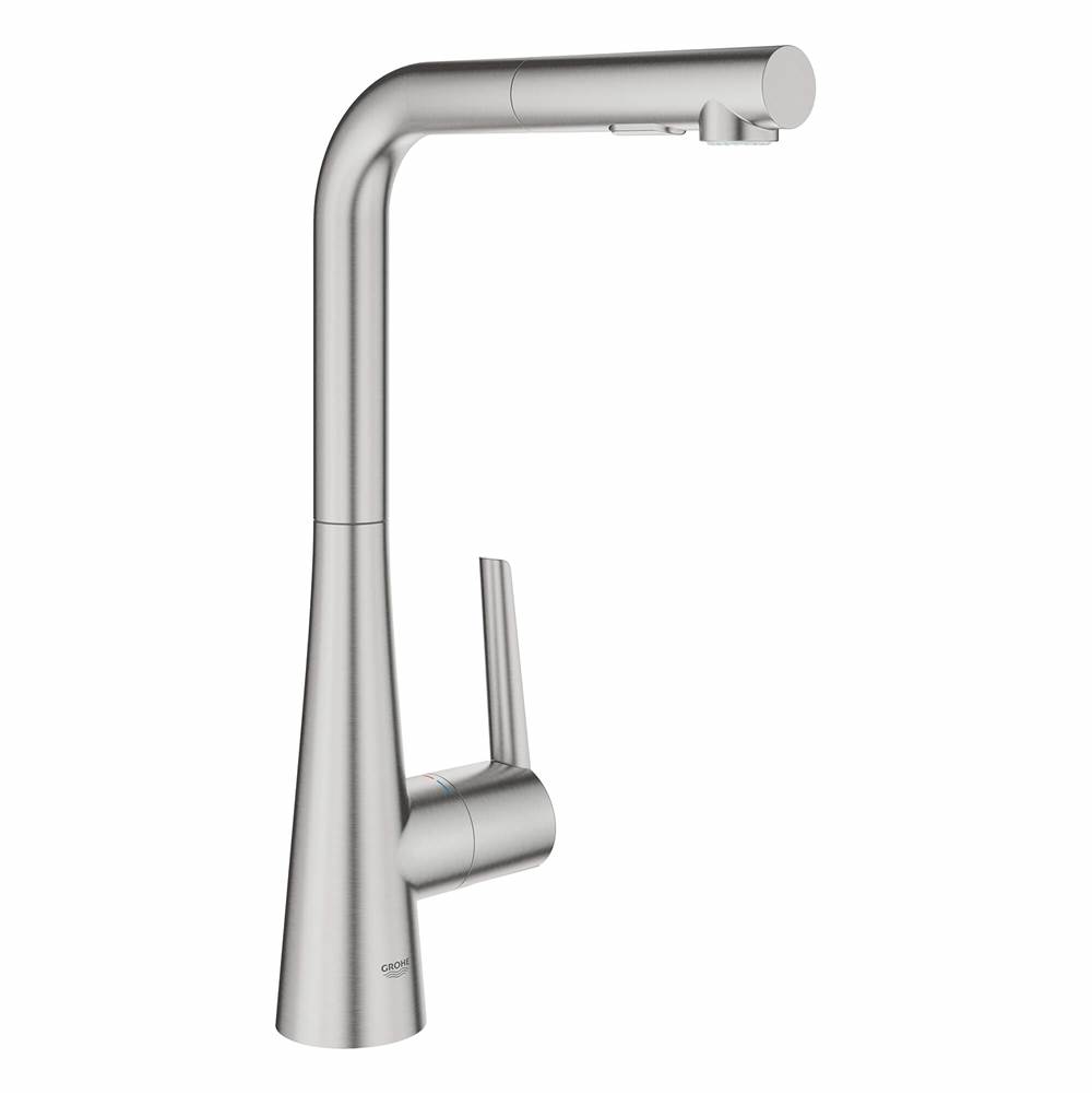 Grohe Canada Zedra Single-Handle Pull-Out Kitchen Faucet Dual Spray