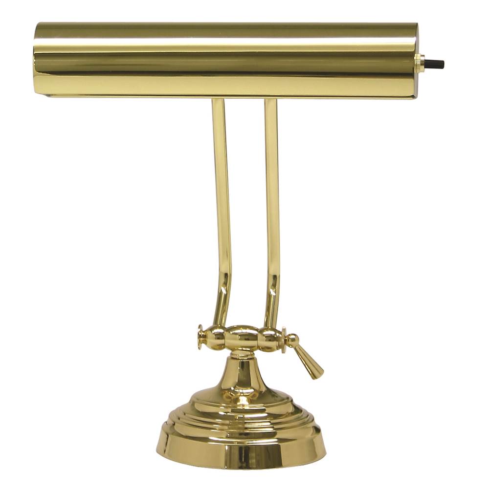 House Of Troy Advent 10'' Polished Brass Piano/Desk Lamp