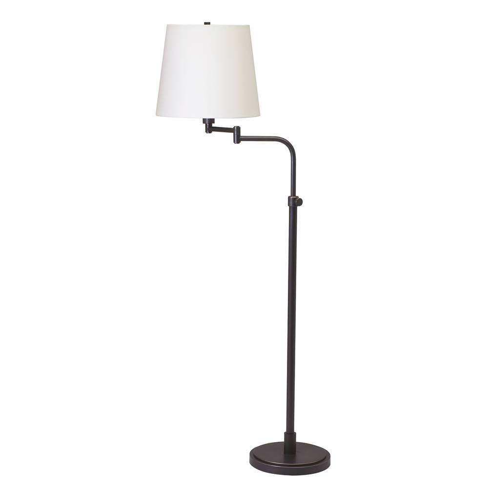 House Of Troy Townhouse Adjustable Swing Arm Floor Lamp in Oil Rubbed Bronze