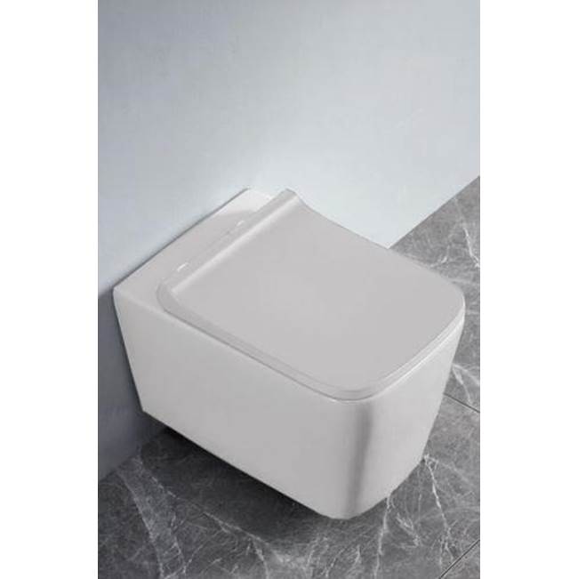 Icera Baxter Wallhung Toilet Bowl Square White