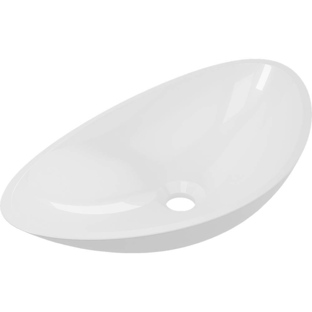Calma Cavalli Vessel Sink - Gloss White