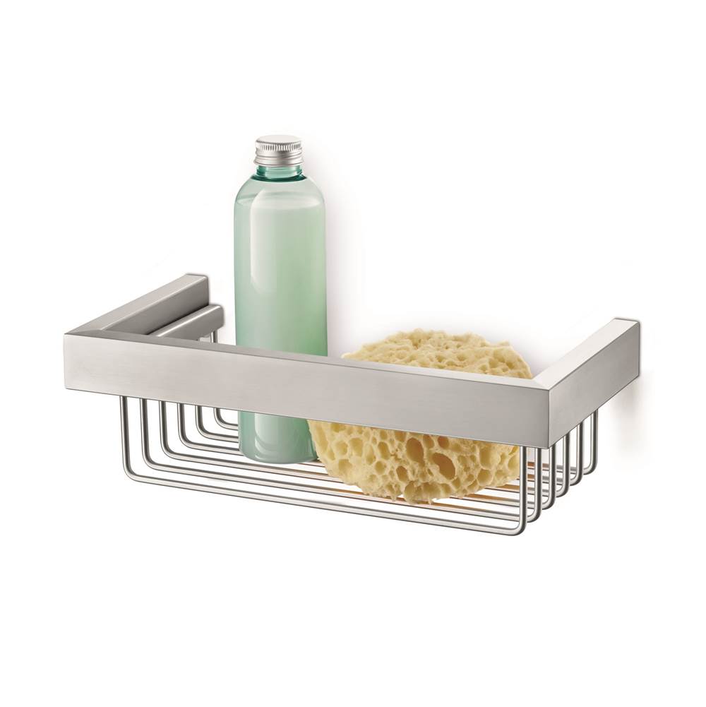 Zack WHILE STOCKS LAST - 2.75'' x 10.5'' x 5'' Linea Shower Basket - Stainless Steel
