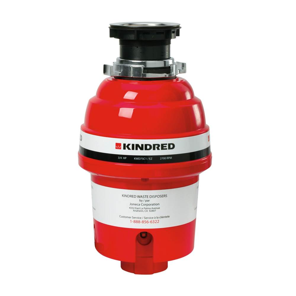 Kindred Canada Kindred 3/4 Horse Power Continuous Feed Food Waste Disposer
