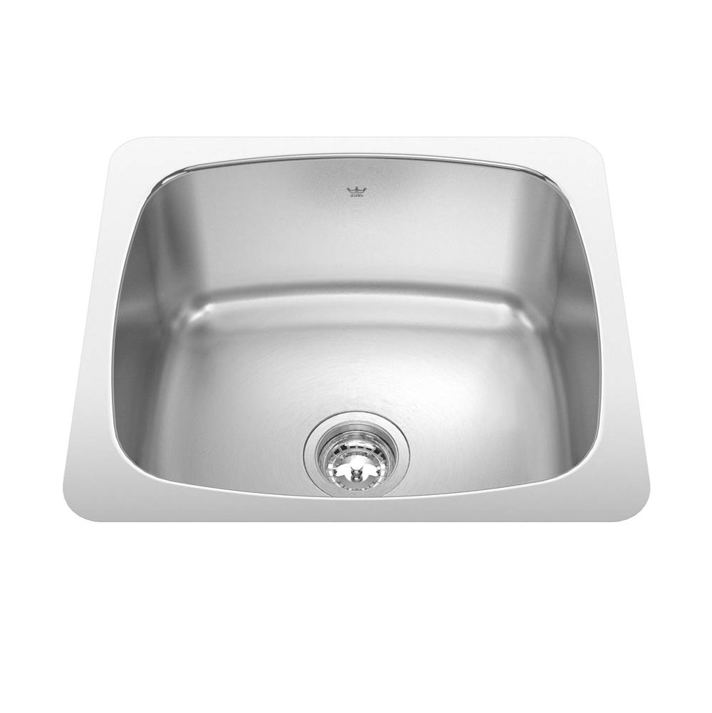 Kindred Canada Kindred Utility Collection 20.13-in LR x 18.13-in FB Undermount Single Bowl Stainless Steel Laundry Sink