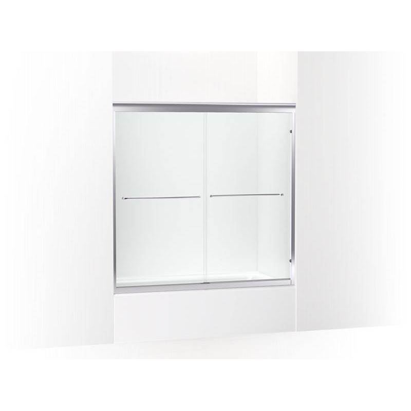 Kohler Fluence® 58'' H sliding bath door with 1/4'' - thick glass