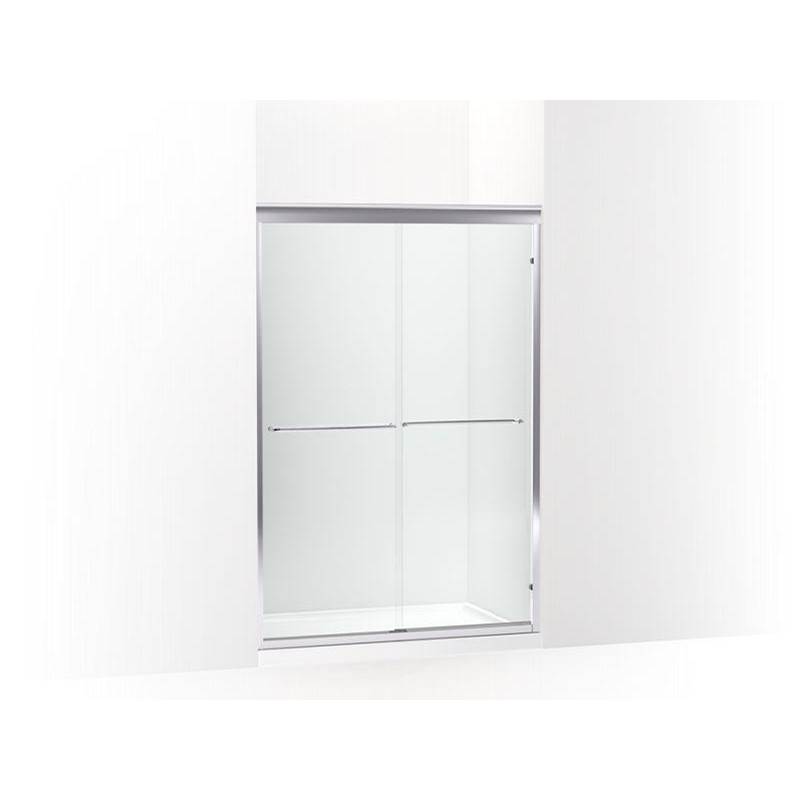 Kohler Fluence® 44-5/8 - 47-5/8'' W x 70-9/32'' H sliding shower door with 1/4'' thick Crystal Clear glass