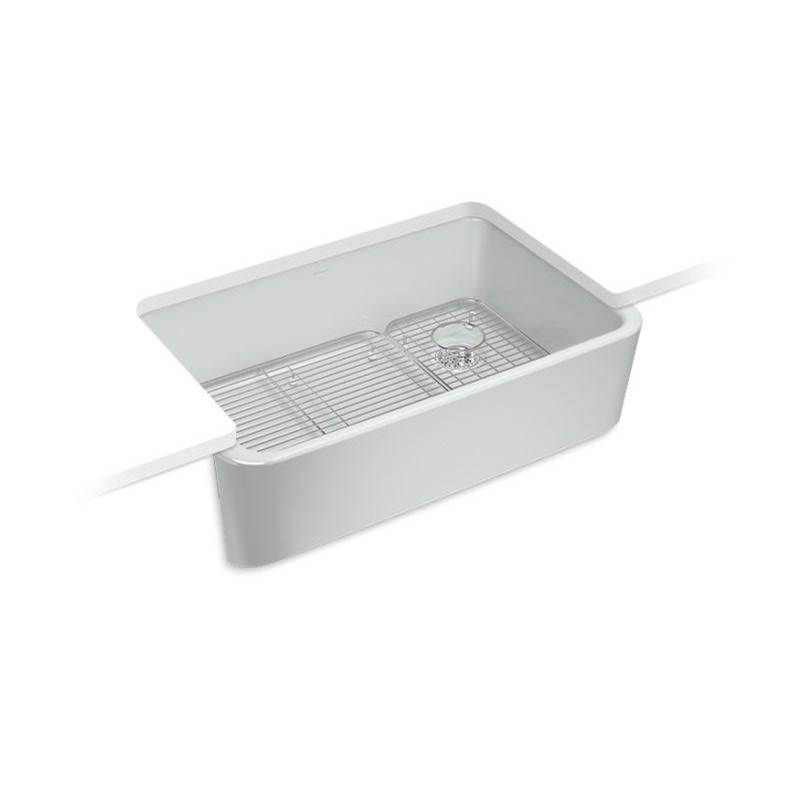 Kohler Ironridge® 34'' undermount single-bowl farmhouse kitchen sink