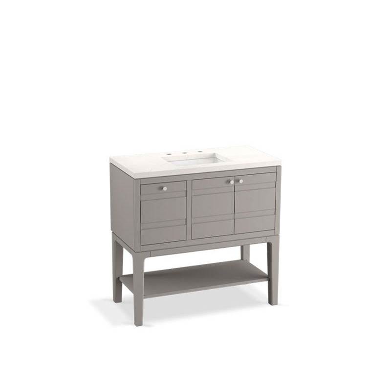 Kohler Helst™ 36'' bathroom vanity cabinet with sink and quartz top
