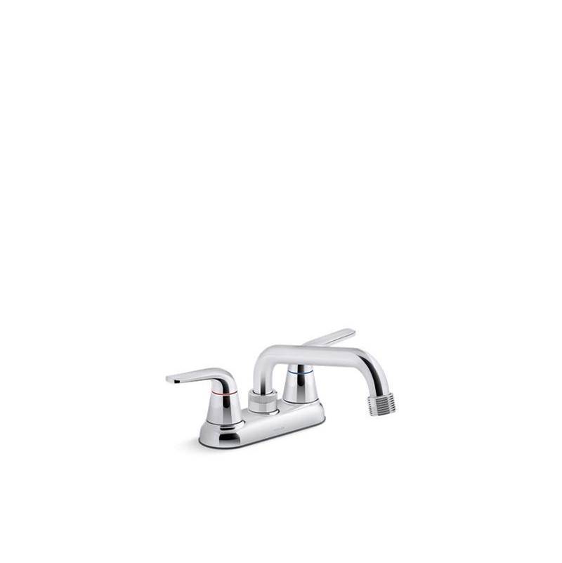 Kohler Jolt™ Two-handle utility sink faucet with 3/4'' threaded GHT spout