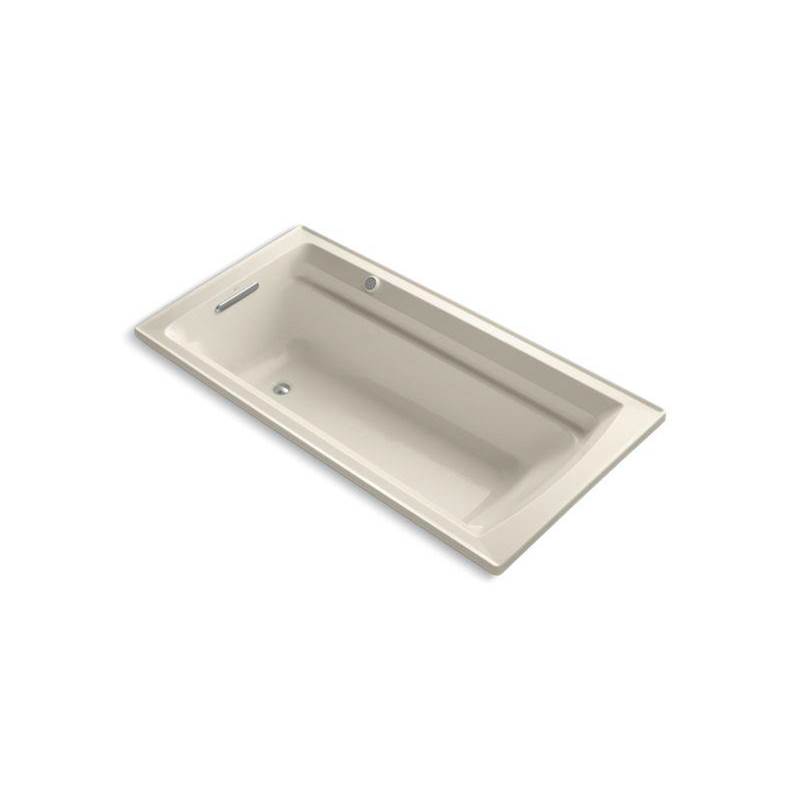 Kohler Archer® 72'' x 36'' drop-in Heated BubbleMassage™ air bath with Bask® heated surface