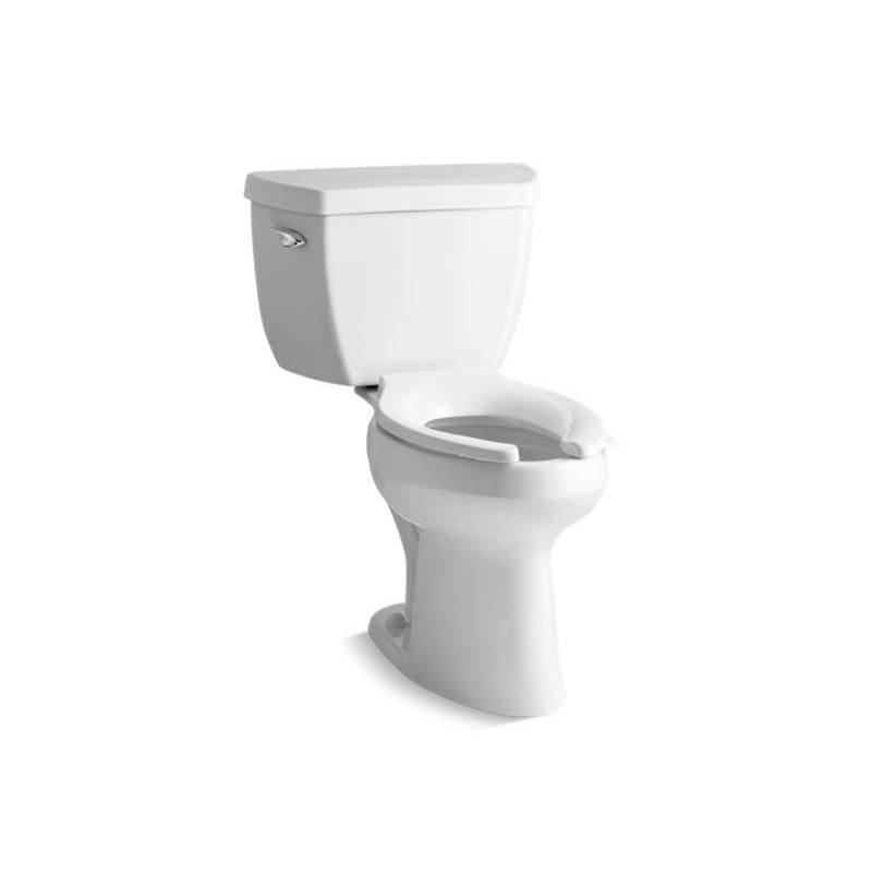 Kohler Highline® Classic Two-piece elongated chair height toilet with tank cover locks