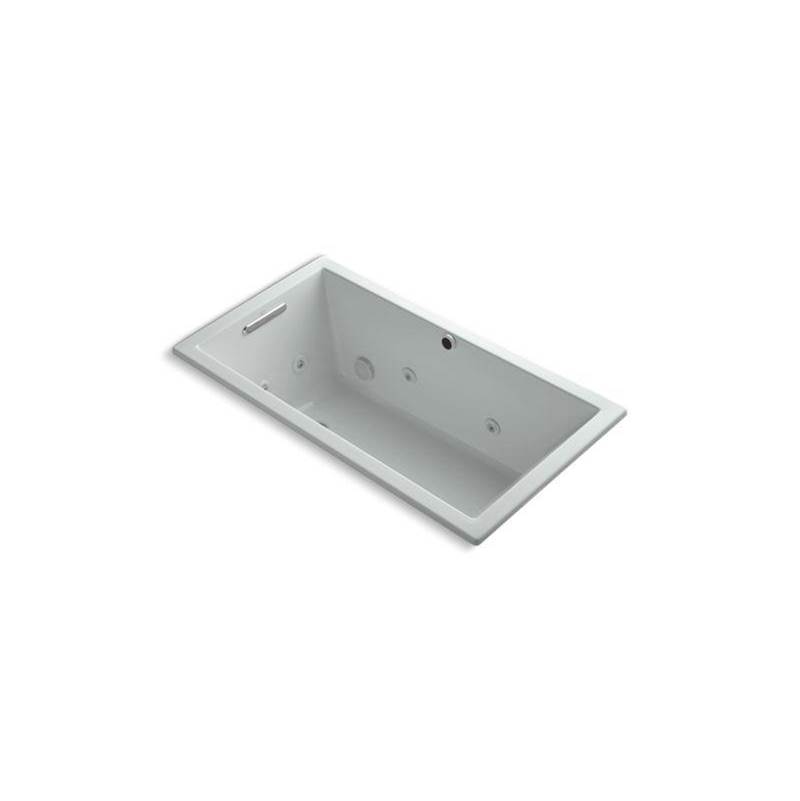 Kohler Underscore® 60'' x 32'' heated whirlpool bath with end drain