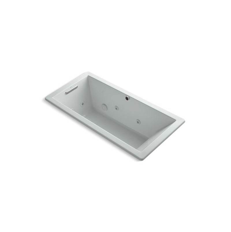 Kohler Underscore® 66'' x 32'' heated whirlpool bath with end drain