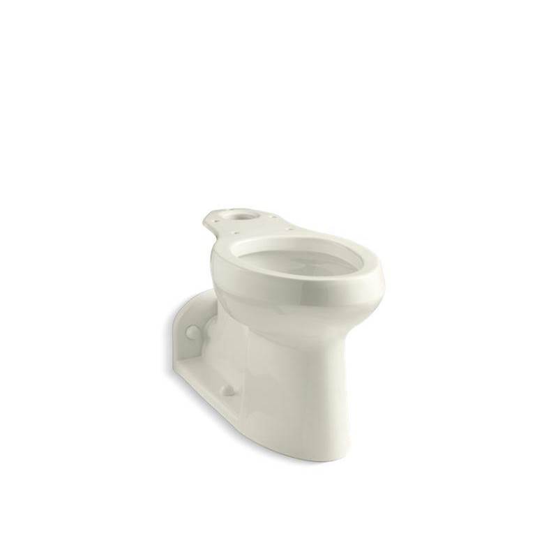 Kohler Barrington™ Elongated chair height toilet bowl with exposed trapway