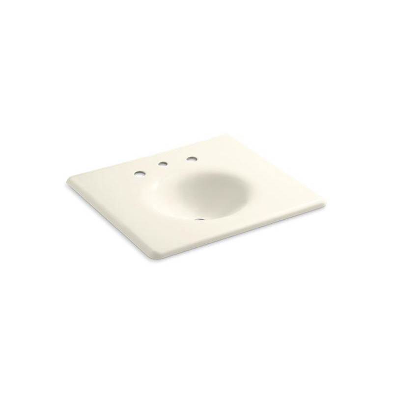 Kohler Iron/Impressions® 25'' Enameled cast iron vanity top with integrated round sink