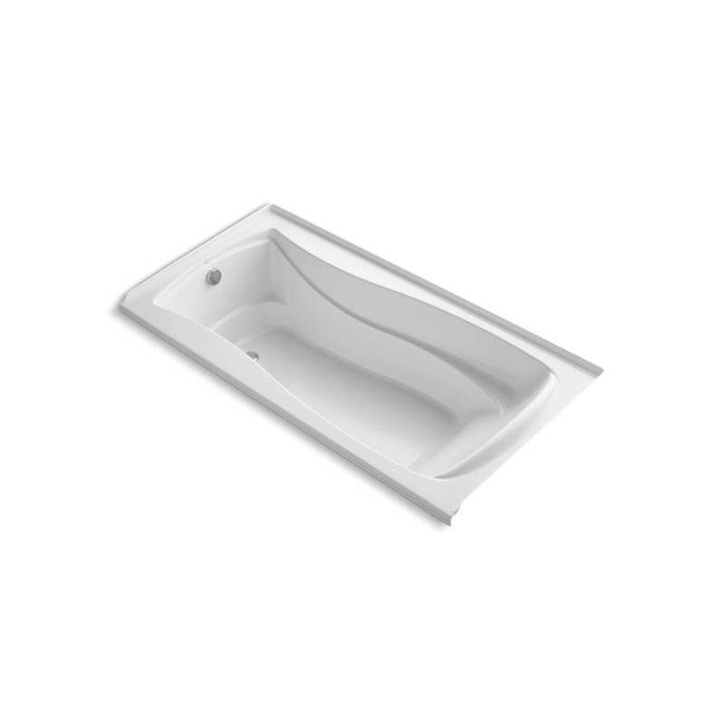 Kohler Mariposa® 72'' x 36'' integral flange Heated BubbleMassage™ air bath with left-hand drain