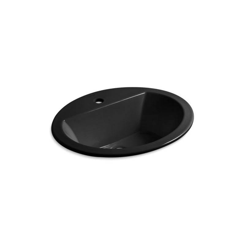 Kohler Bryant® Drop-in bathroom sink with single faucet hole