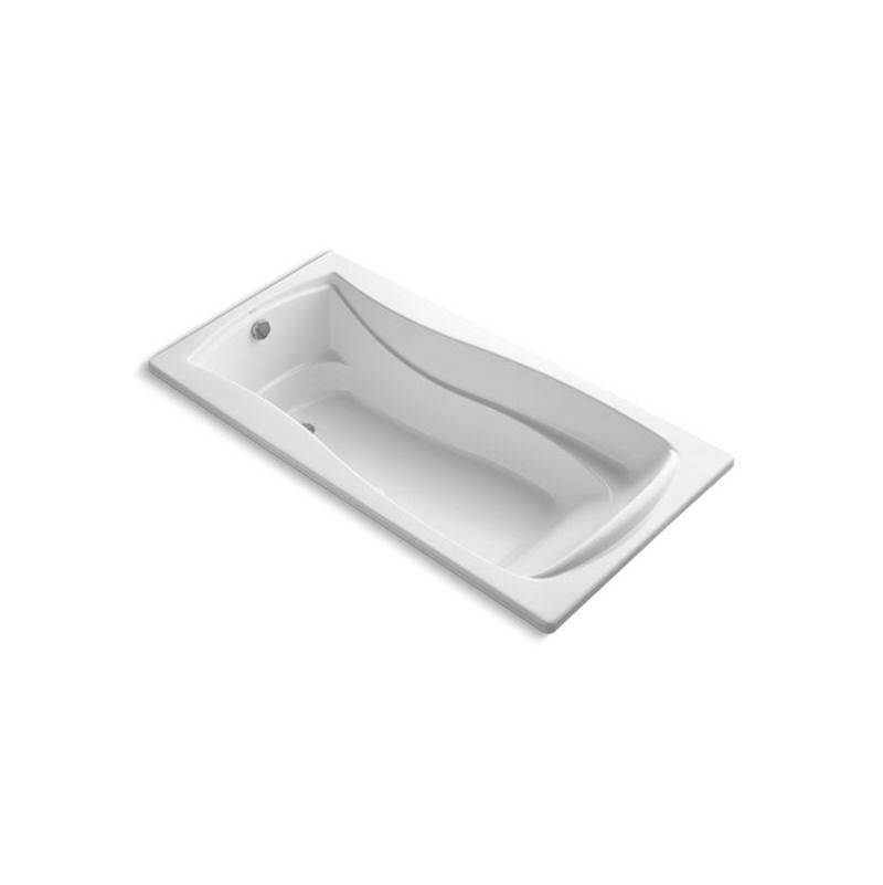 Kohler Mariposa® 72-1/8'' x 36-1/8'' drop-in Heated BubbleMassage™ air bath with Bask® heated surface