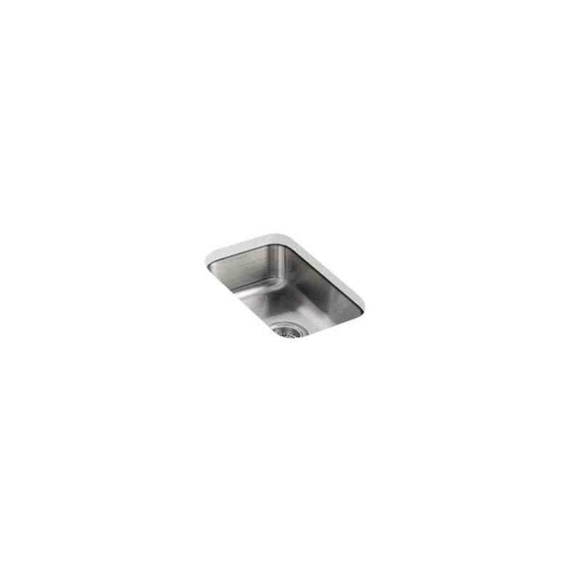 Kohler Undertone® 10-3/4'' x 17-1/2'' x 5-5/8'' small square undermount single-bowl kitchen sink