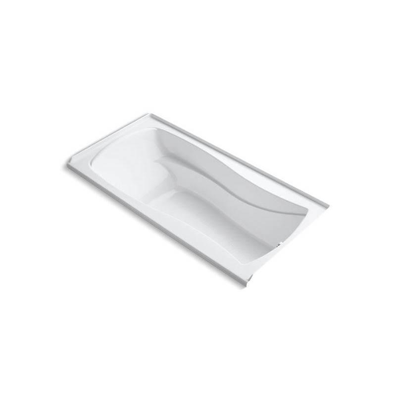 Kohler Mariposa® 72'' x 36'' integral flange Heated BubbleMassage™ air bath with right-hand drain