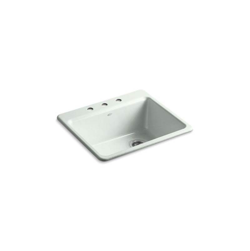 Kohler Riverby® 25'' top-mount single-bowl kitchen sink